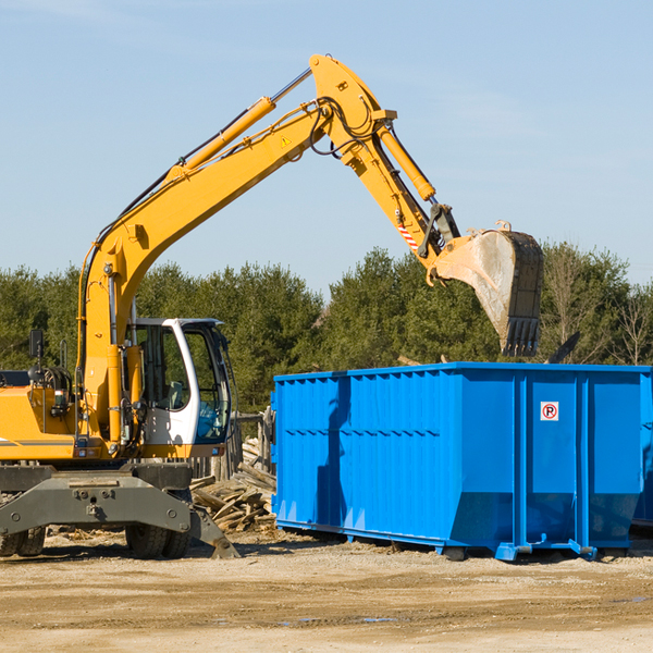 what kind of customer support is available for residential dumpster rentals in Bawcomville